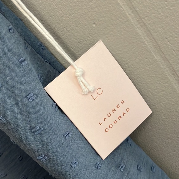 NWT Lauren Conrad Top XL Blue NWT New Without Tags - Picture 10 of 11